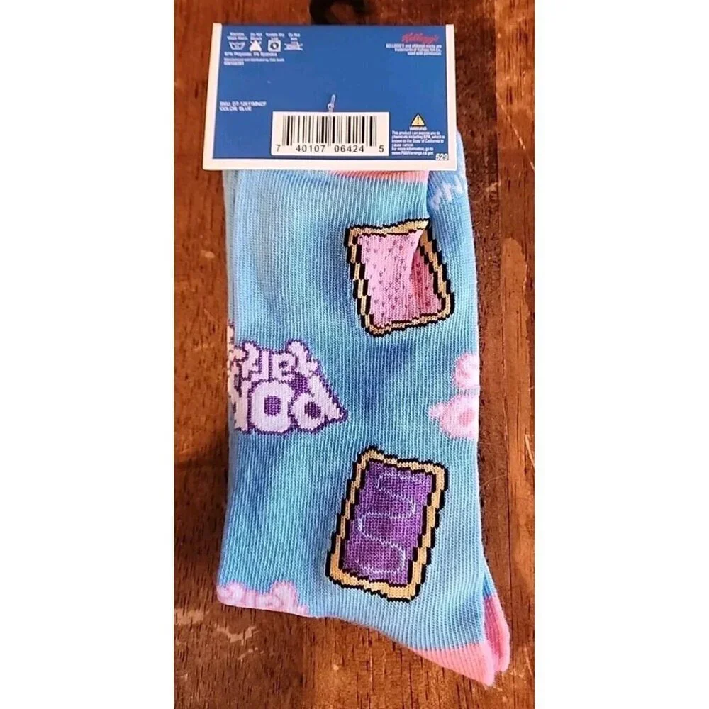 Pop Tarts SOCKS Men's Novelty Shoe Size 6-12 NEW